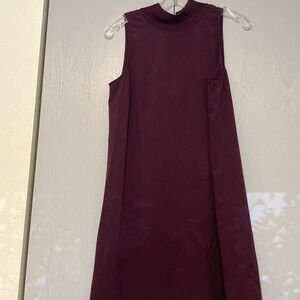 Athleta Sleeveless Midi Dress in Deep Burgundy